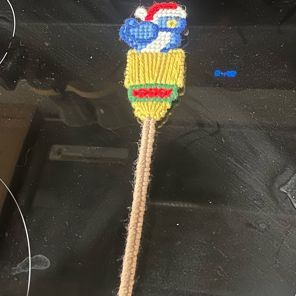 Colorful Woven bird ornament with Cartoon Design